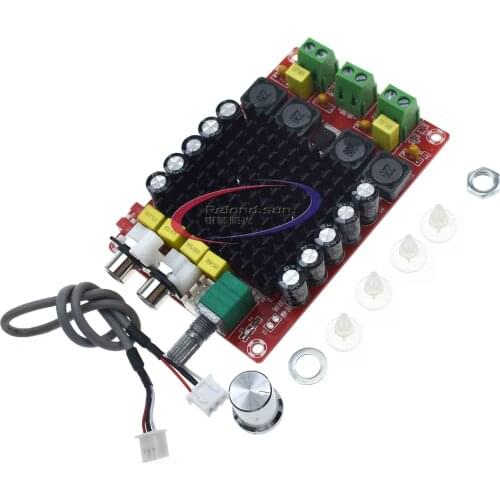 TDA7498 XH-M510 high power digital power amplifier board 2*100W automotive power amplifier DC 14-34V