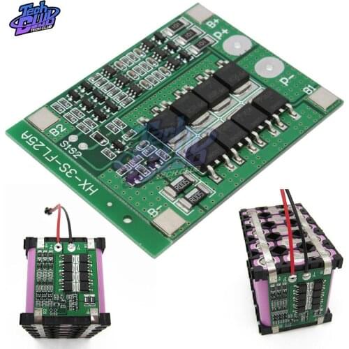 3S 25A Lithium Battery Protection Board With Balance Enhance Version 18650 Lithium Battery Charger PCB BMS Protection Board