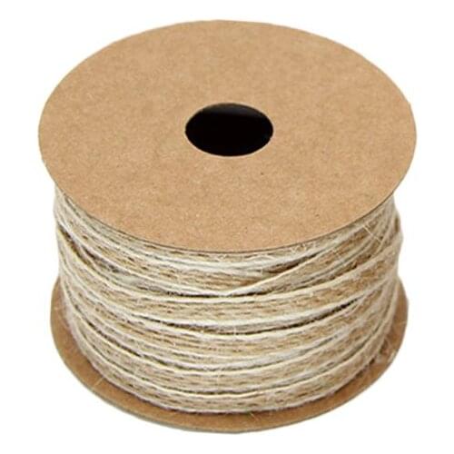 10m Vintage Natural Jute Twine Rope String Cord Wedding Party DIY Craft Burlap