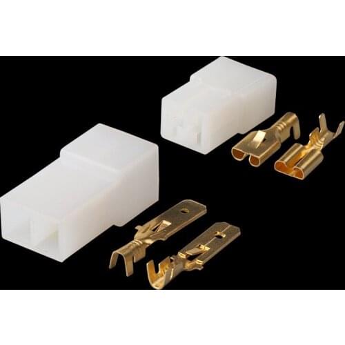 100 Sets 2 Pin 180924-5 180923-5 Automotive Plug Female Male Electrical Socket