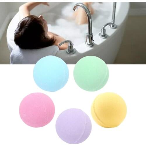 5Pcs 20g Bubble Bath Bombs Gift Set Sea Salt Fragrance Moisturizing Exfoliating Relieve Stress Fizzies Shower SPA Cleaner Kit