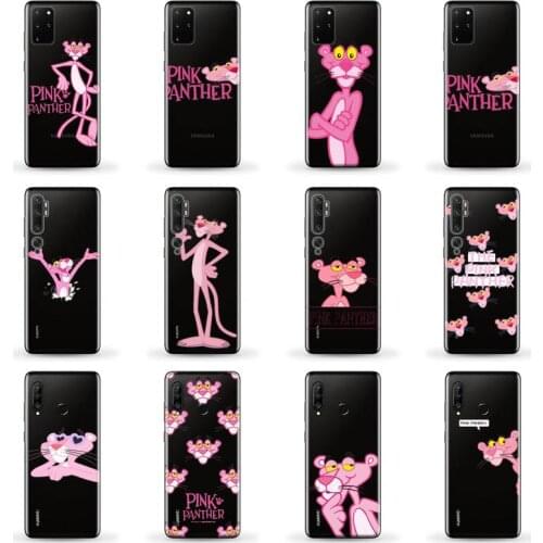 Pink Panther Phone Case for SAMSUNG A51 52 50 71 31 21 S 21 ultra 20 fe plus XIAOMI redmi note 10 8 9 pro HUAWEI P 30 40 lite