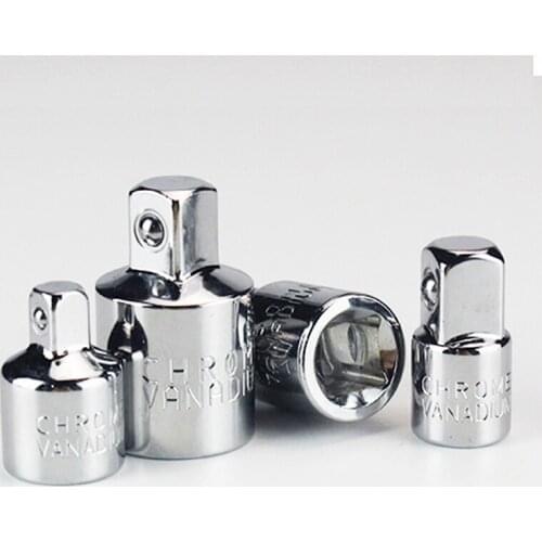 CR-V Steel Socket Ratchet Converter Adapter Reducer 1/2 to 3/8 3/8 to 1/4 1/4 to 3/8 3/8 to 1/2 Car Bicycle Garage Repair Tools