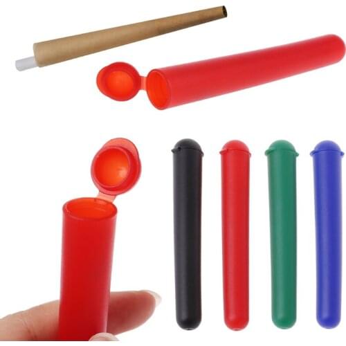 97mm Cigarette Storage Air Tight Tube Hard Plastic Pill Smoking Rolling Holder Y9UA