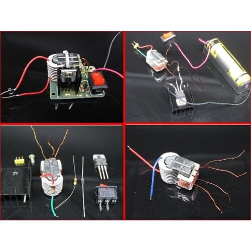 Inverter boost high voltage generator arc smoke igniter coil module 15KV high frequency high voltage transformer