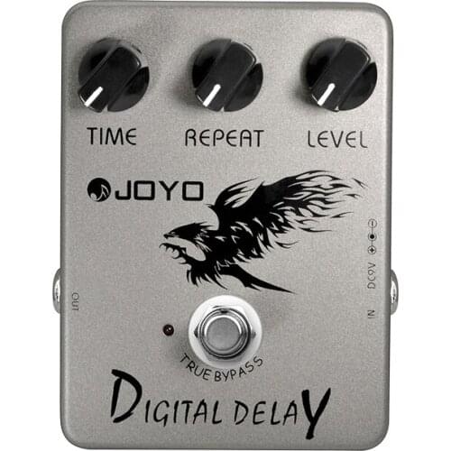 JOYO JF-08 Digital Delay Guitar Effects Pedal Delay Effects pedal stompbox 600ms delay time warm and glossy True Bypass