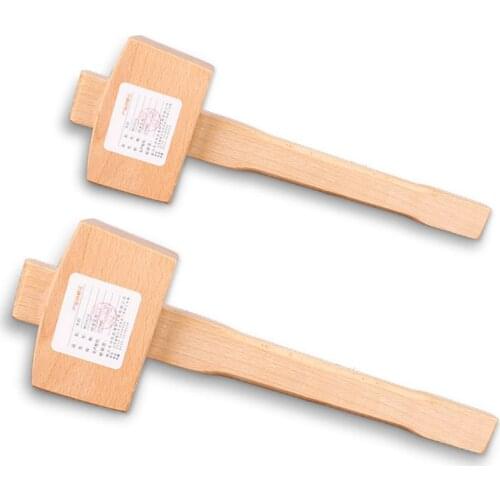 Quality Beech Solid Carpenter Wood Wooden Mallet Hammer Handle Woodworking Tool