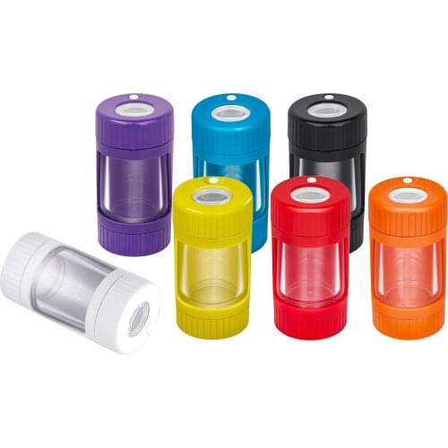 Multifunction LED USB Tobacco Grinder Herb Tea Leaves Weed Herbal Coffee Bean Shredder Crusher Slicer Jar Container Kitchen Tool