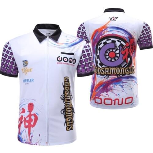 2019 Hot sale 100% polyester New Shoot Darts Mens T Shirt Customizing Make Your Design Color Shooting Shirt for adult