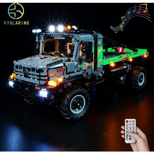 Kyglaring Led Lighting Set DIY Toys For Technic 42129 4x4 Zetros Trial Truck (Not Included Building Blocks)