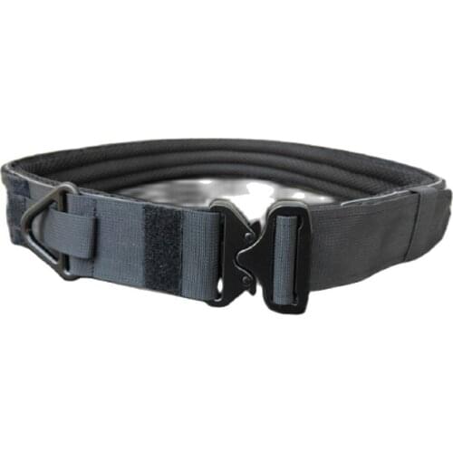 New Type CS Outdoor Military Army Fighter Belt Black Hunting Shooter Belt Double Layer Hard Material