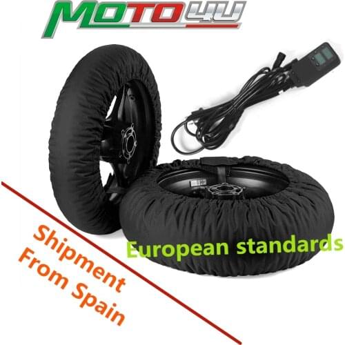 220V EU Standard Plug Motorcycle Tire Warmer Tyre Warmer Electric blanket 120/200 Front and Rear With Digital Temperature adjust