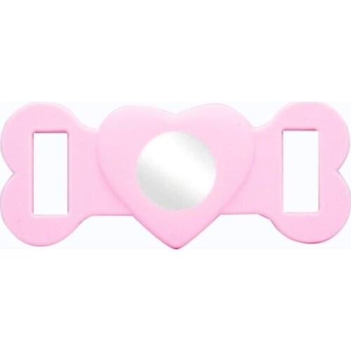 N7MA Silicone Case for AirTags Anti-Scratch Washable Dog Track Pet Loop Holder Cover