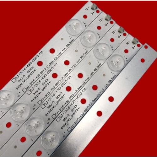 LED backlight bar for A OC 43Inch Hai er 43CH6000 original light strip LB-PF3528-GJD2P5C435X10-B screen TPT430H3 10lamps