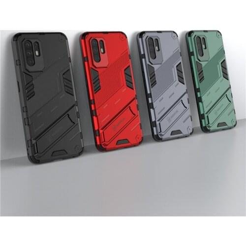 For OPPO A94 5G Cover For OPPO A94 5G Capas Shockproof Bumper Kickstand Bracket Back Cover For OPPO A94 A93 A74 5G A53 Fundas