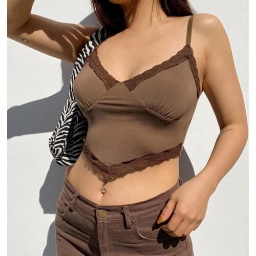 Vest Blouse Women Top Pullover Blouse Portable Comfortable Women Short Navel Slim Strap Top Camisole for Home Slim-Fit Pullovers