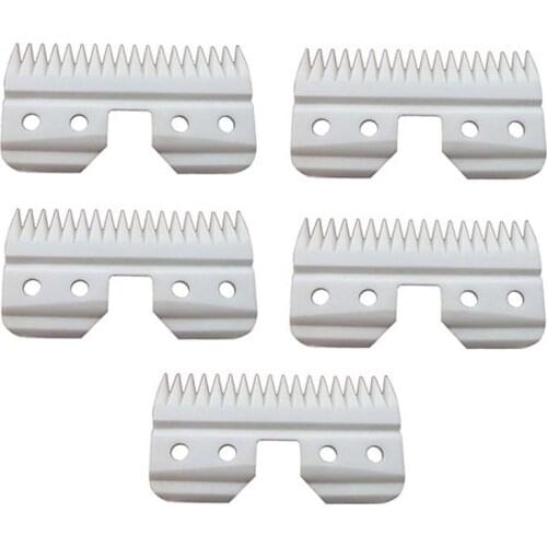 10pcs Ceramic Replacement Cutter for Most Andis Oster Wahl AG A5 Clipper Blades Hair Trimmer Beard Blade Hair Removal