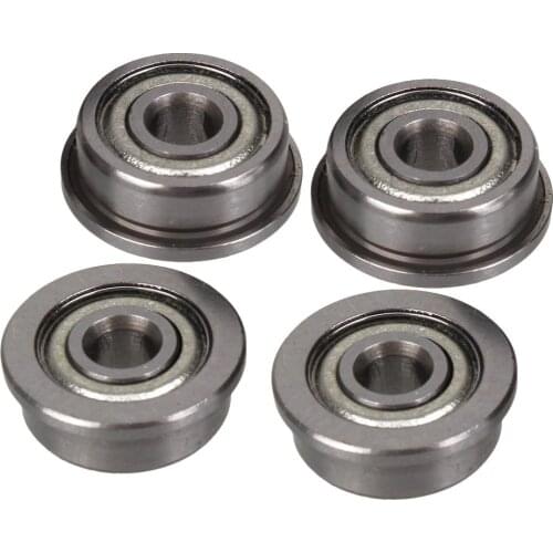 10PCS Bearing Steel F623ZZ 3x10x4mm Single Flanged Ball Bearings For 3D Printer Parts
