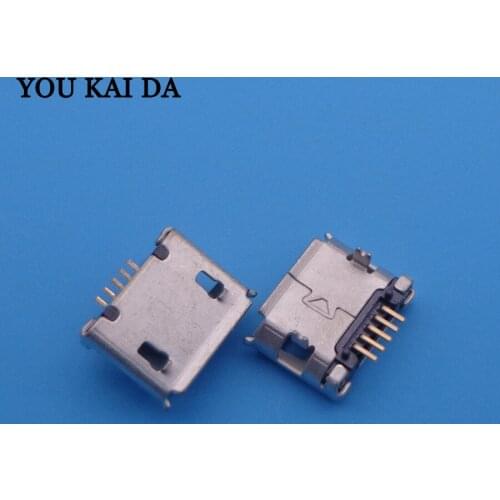 Smartphone tablet pc 5-pin long needle Micro USB Jack Charge Socket for Nokia/Lenovo/OPPO 10pcs/lot