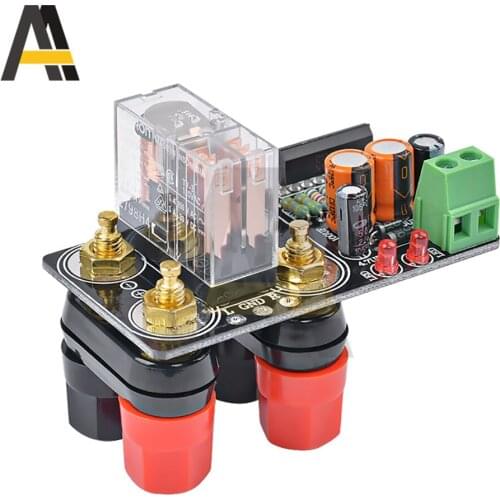 AC12-24V UPC1237 Speaker Protection Board Directly Performance for Hifi Amplifier DIY Kit With terminal can installed on chassis
