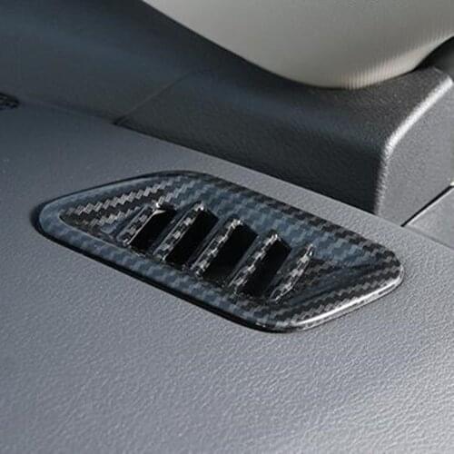 For Nissan Altima Teana 2019 2020 Carbon Fiber Side Air Conditioning AC Outlet Vent Frame Cover Trim Car Styling Accessories