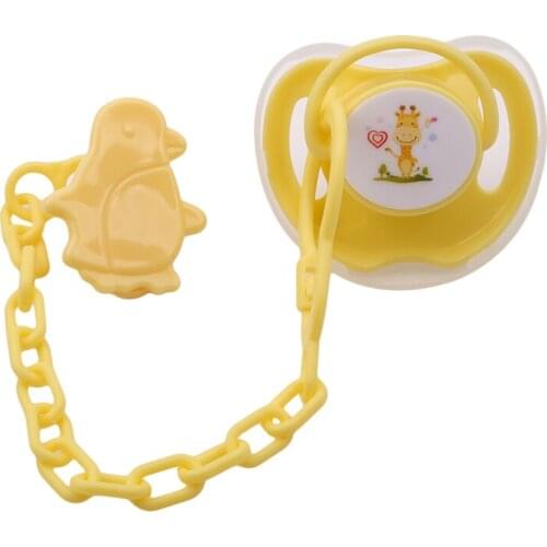 Baby Nipple Pacifier Chain Off Baby Supplies anti-pacifier Soother Silicone Pacifier With anti-off Chain