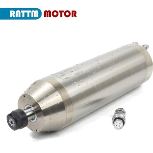 4.5KW 220V / 380V Waterproof Water cooling spindle motor for CNC lathe
