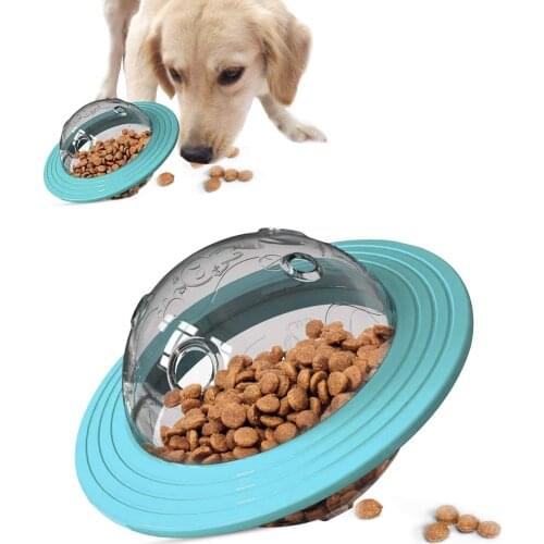Dog toy leaking food ball flying saucer big dog interactive training multifunctional chewing toy teeth cleaning pet supplies