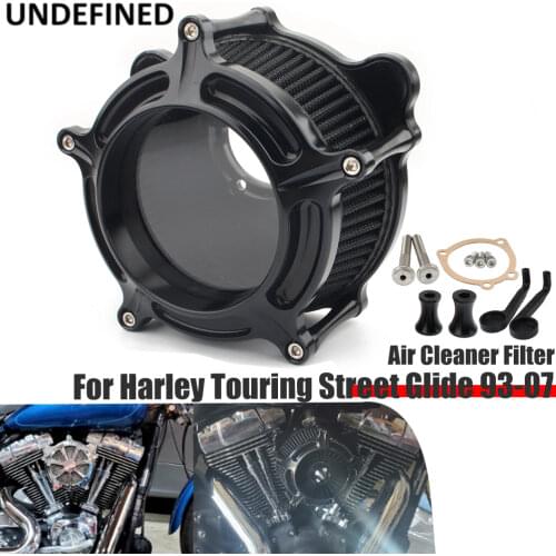 Air Cleaner Intake Filter System Kit for Harley Twin Cam EVO Dyna FXR Softail 93-2015 Touring Road King Electra Glide 93-07