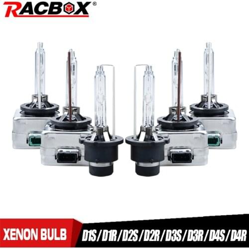 RACBOX HID Bulb D1S D1R D2S D2R D3S D3R D4S D4R Xenon HID Lamp Car Globe Light 35W 3000K 4300K 5000K 6000K 8000K 12000K Flashing
