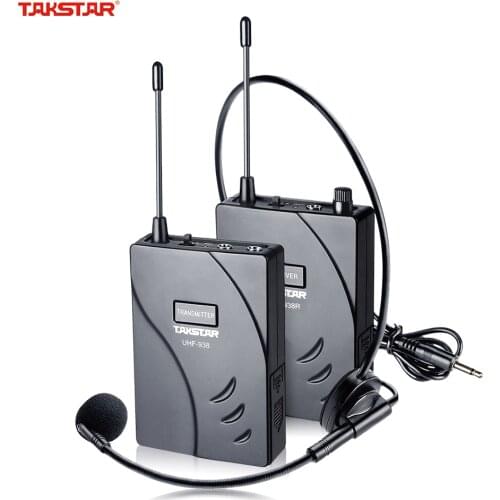 Hot Sell Takstar UHF938 Upgraded Version Wireless Acoustic Tour Guide Transmission System 50m Effective Range