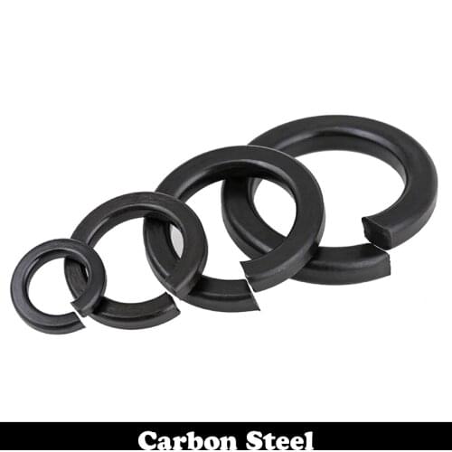 M2 M2.5 M3 M4 M5 M6 M8 M10 M12 Grade 8.8 Carbon Steel DIN127 GB93 Square End Gasket Ring Cushion Split Lock Spring Washer