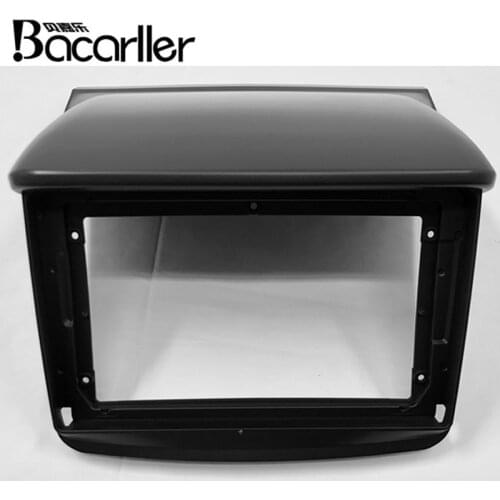 9 inch Car Radio Fascia for Mitsubishi PAJERO SPORT Special Dash Trim Kit Frame Panel Head Unit Car Refitting
