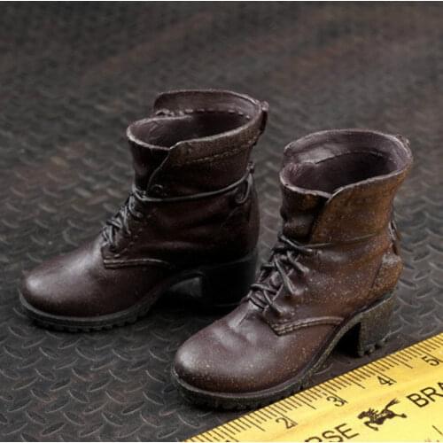 1/6 Scale Medium tube boots Witch Aging ancient Female Soldier Shoes for 12in Action Figure Phicen JIAOUL Doll Toy