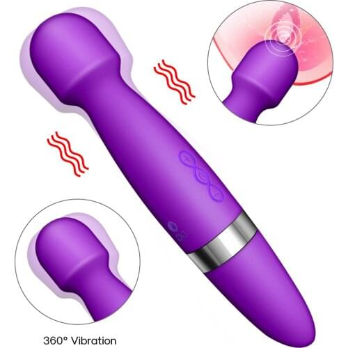 Powerful AV Vibrator USB Recgargeable 10 Speeds Magic Wand AV Stick Massager Dildo Vibrator G Spot Clitoris Stimulator Sex Toy