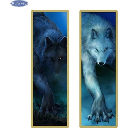 Animals wolf,Diamond embroidery cross stitch full square mosaic painting sets decorative diy diamond painting Wolf