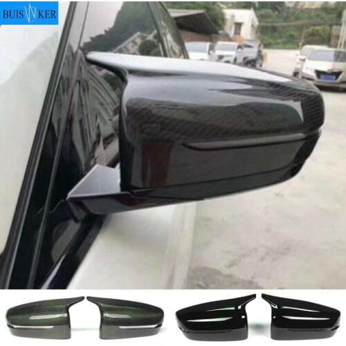 New Carbon Fiber Rearview Mirrors Cover Cap Fit for BMW 5 Series G30 G38 7 Series G11 G12 2017-2020