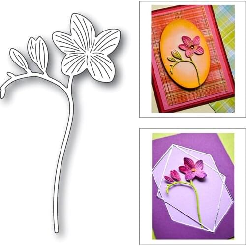 New Flowers Leaves Pattern Metal Cutting Dies Flower Bunch Craft Decoration 2021 for Scrapbook Greeting Card No Stamps Sets
