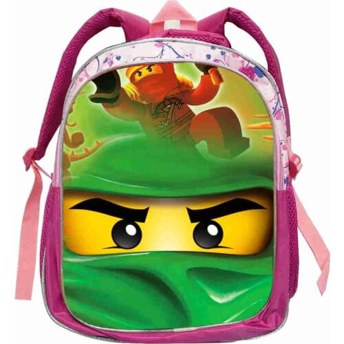 New 12.5 inch Ninjago School Bags Printing Backpacks Fashion Children Mochila Casual Schoolbags Boys Daily Backpacks