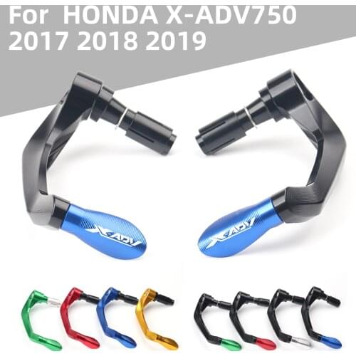 With Logo For HONDA XADV 750 X-ADV750 Motorcycle Accessories 7/8 22mm Handlebar Grips Guard Brake Clutch Levers Guard Protector