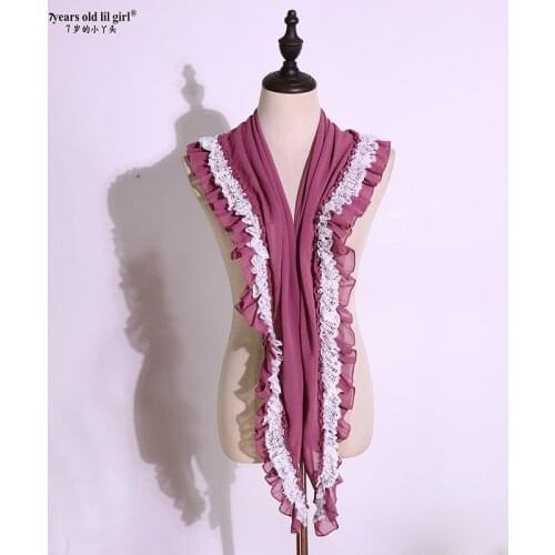 7yearsoldlilgirl Dance Dress Flamenco Boutique Printed Polka Dot Scarf BK418