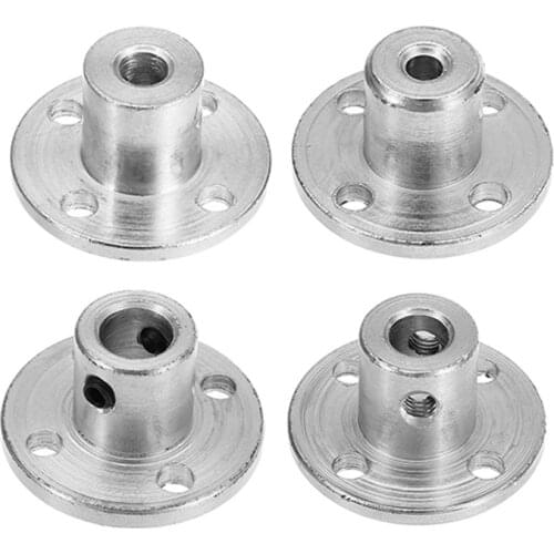 New Durable 3/4/5/6mm Rigid Flange Coupling Motor Guide Shaft Coupler Motor Connector Shaft Coupler