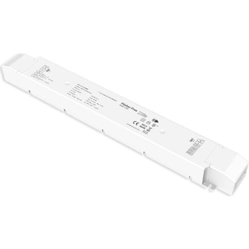 Led DMX512 Dimming Driver;AC 200V-240V Input;150W 12V 24V 2 Channel Output Constant Voltage DMX RDM CCT Power Supply Push Dim