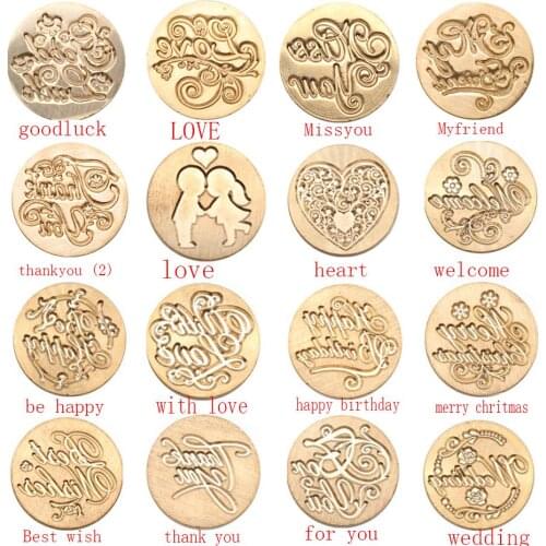 Wood Handle Antique Sealing Wax Stamps Ancient Craft Wax Seal Stamp Decor Greeting Birthday Wedding Invitation Sealing Stamps