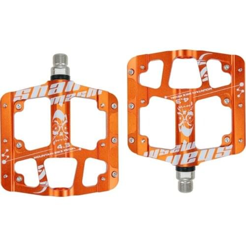 B36F 1 Pair Ultra-light and Ultra-thin 3 Bearings Non-slip Aluminum Alloy Mountain Bike MTB Anodizing Road Bicycle Pedals