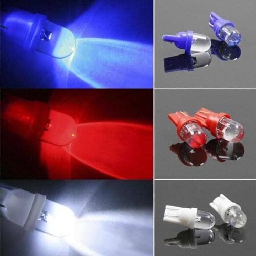 2/10Pcs LED Car Auto Wedge Light Side Dashboard Number Plate Lamp Bulb