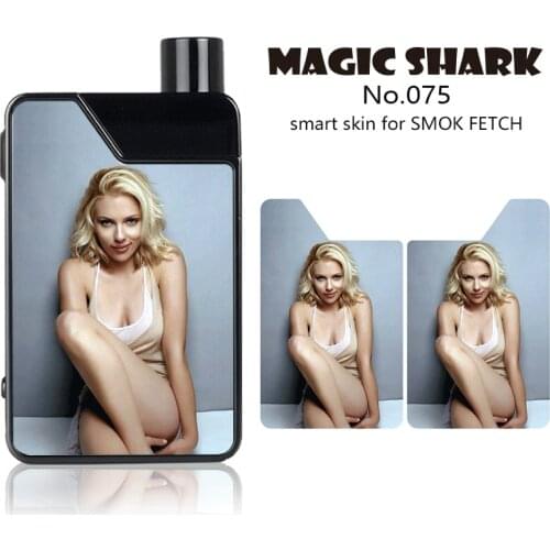 2.5D Stereo Wolf Tiger Star Sky Leaf Fox Lion Snake Sexy Woman Vape Sticker Film Cover for SMOK FETCH