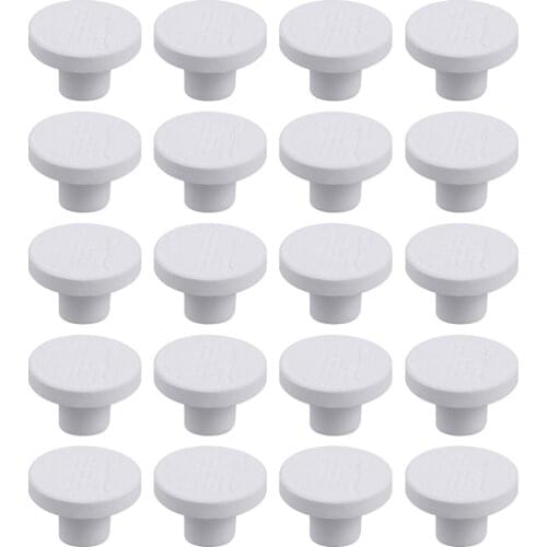 20pcs Ceramic Aquarium Coral Frag Rack Plug Aquarium Coral Reef Coral Ceramic Base Bracket Coral Frag Stand Fish Tank Supplies