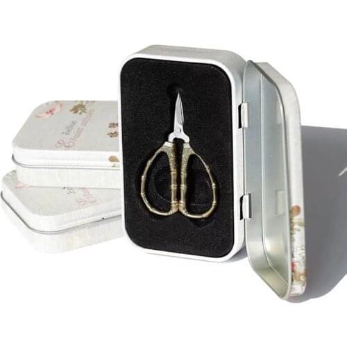 6cm Mini Retro Pocket Scissors Antique Thread Cutter Vintage Scissors Embroidery Cross Stitch Sewing Stainless Steel Scissors