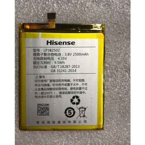 100% NEW High Quality for Hisense LPN38250Z Phone Battery 3.8V 2500mAh for Hisense Phone Battery